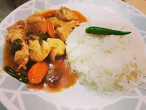 Chicken Chilli with Rice