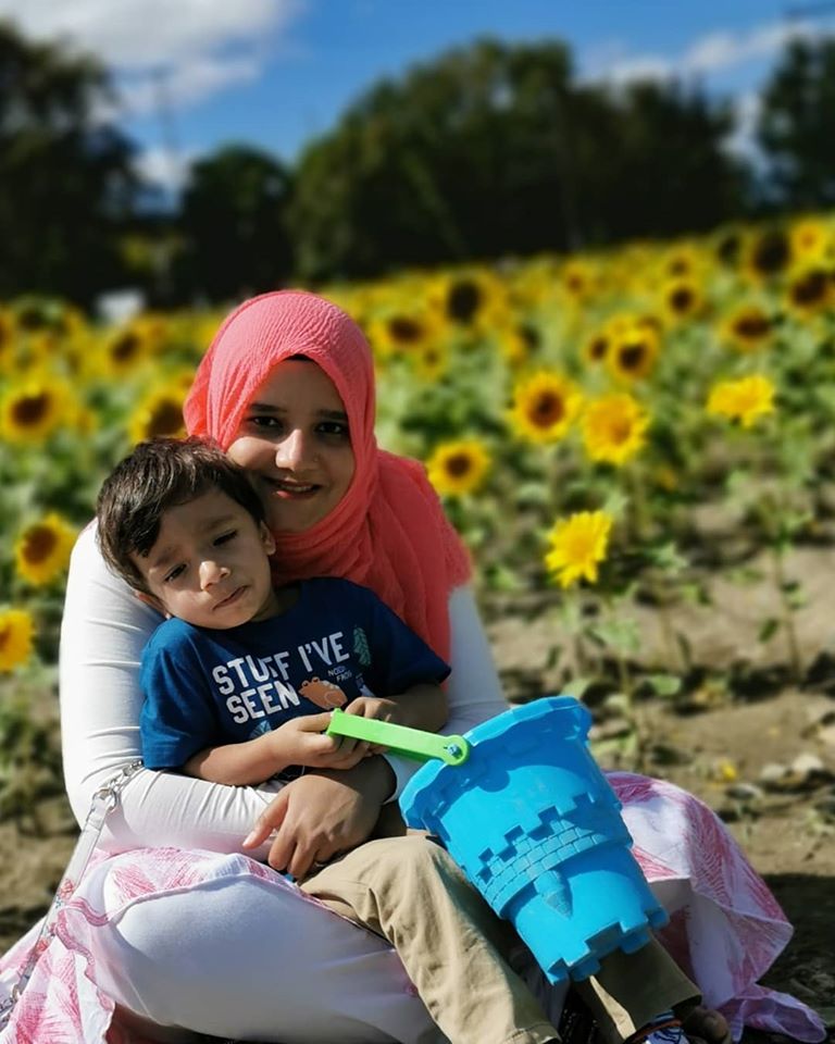 At Sunflower garden