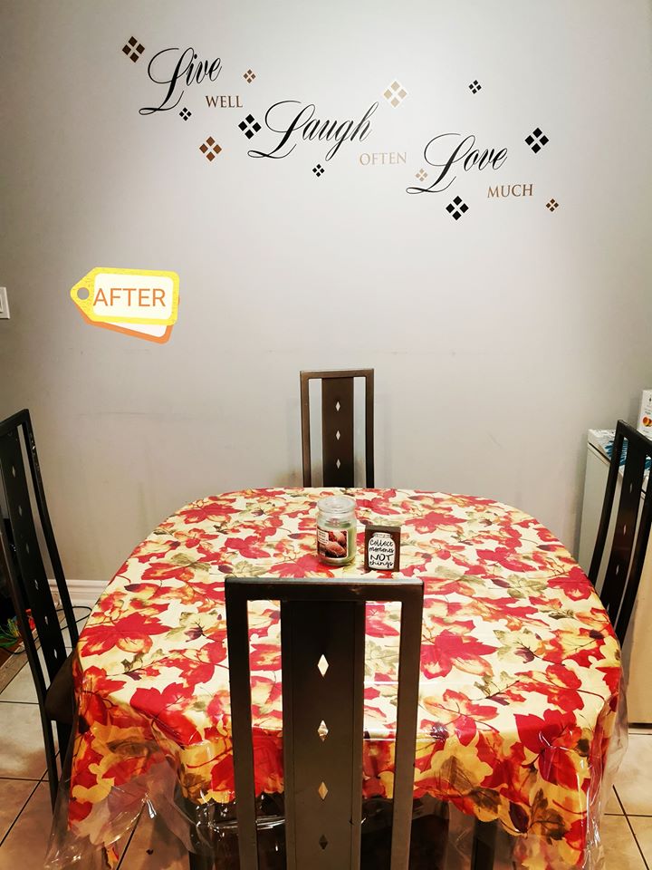Friday, Fall Table Cloth🍁and Biryani!1