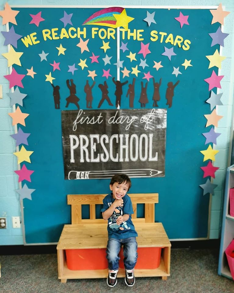 Yahya’s first day of preschool